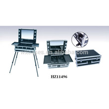 aluminum professional makeup case with lights and legs manufacturer